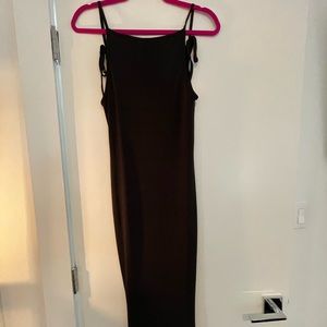 Danielle Bernstein Black Slip Dress Size Small